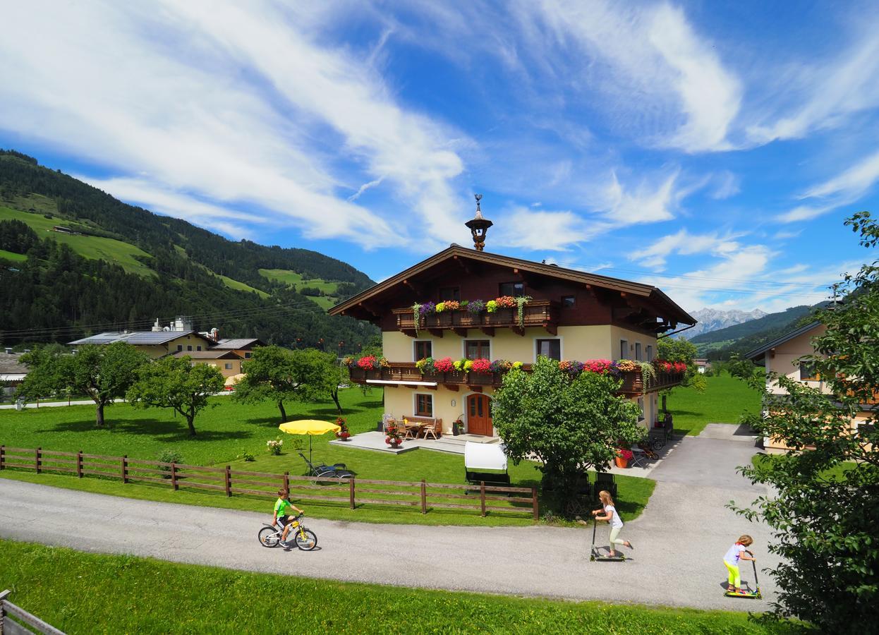 Bio-Bauernhof Reiterhof Villa Sankt Johann im Pongau Bagian luar foto